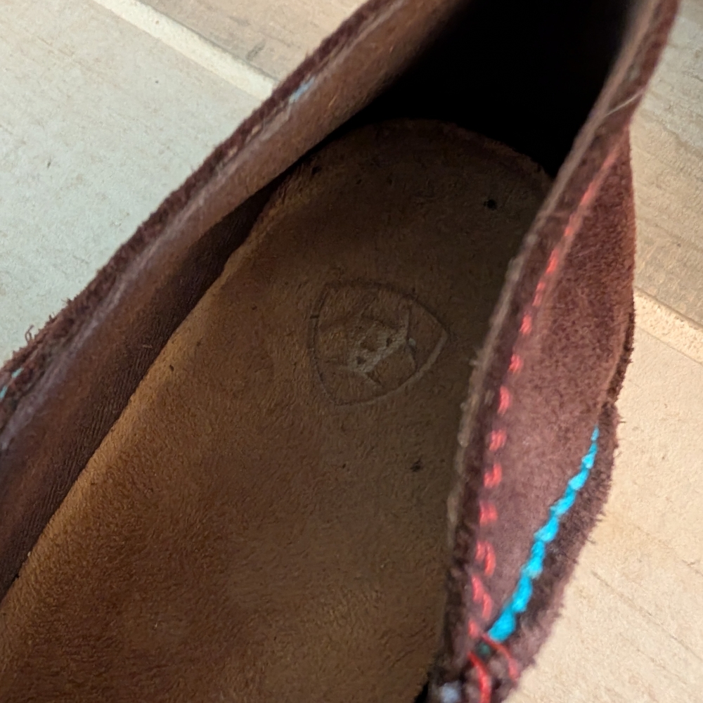 Ariat Brown And Multicolor Patterned Loafers - image 4